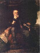 Henryk Rodakowski Portrait of general Henryk Dembinski. Spain oil painting artist